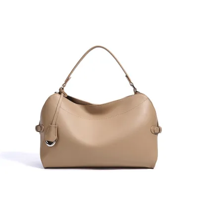 Cowhide Large Capacity Portable Tote Bag